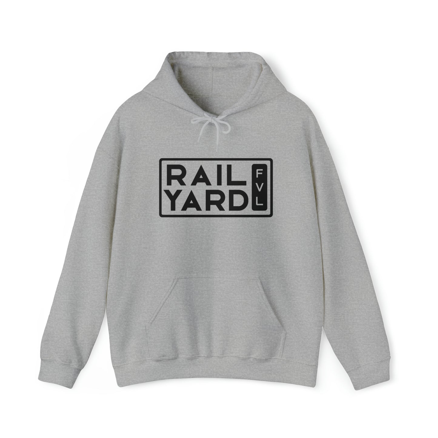 Railyard FVL - Black Block Logo - Hooded Sweatshirt