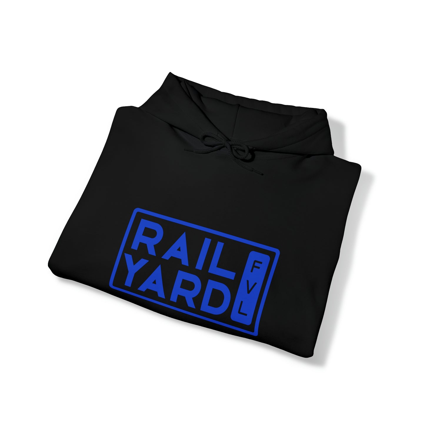 Railyard FVL - Blue Block Logo - Hooded Sweatshirt