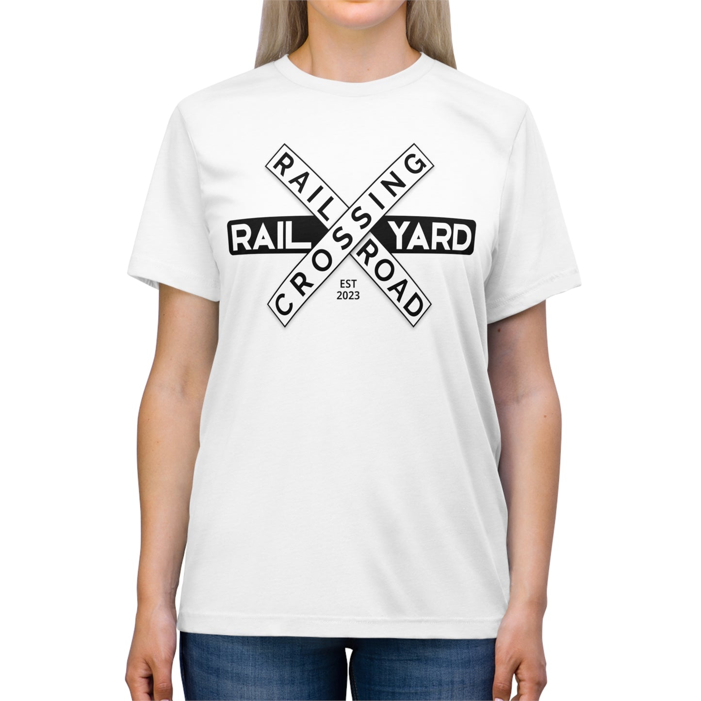 Railyard FVL - RR Crossing Sign Graphic Tee (Unisex)