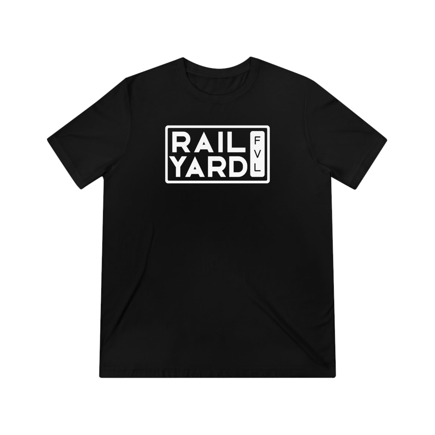 Railyard FVL - White Block Logo Graphic Tee (Unisex)
