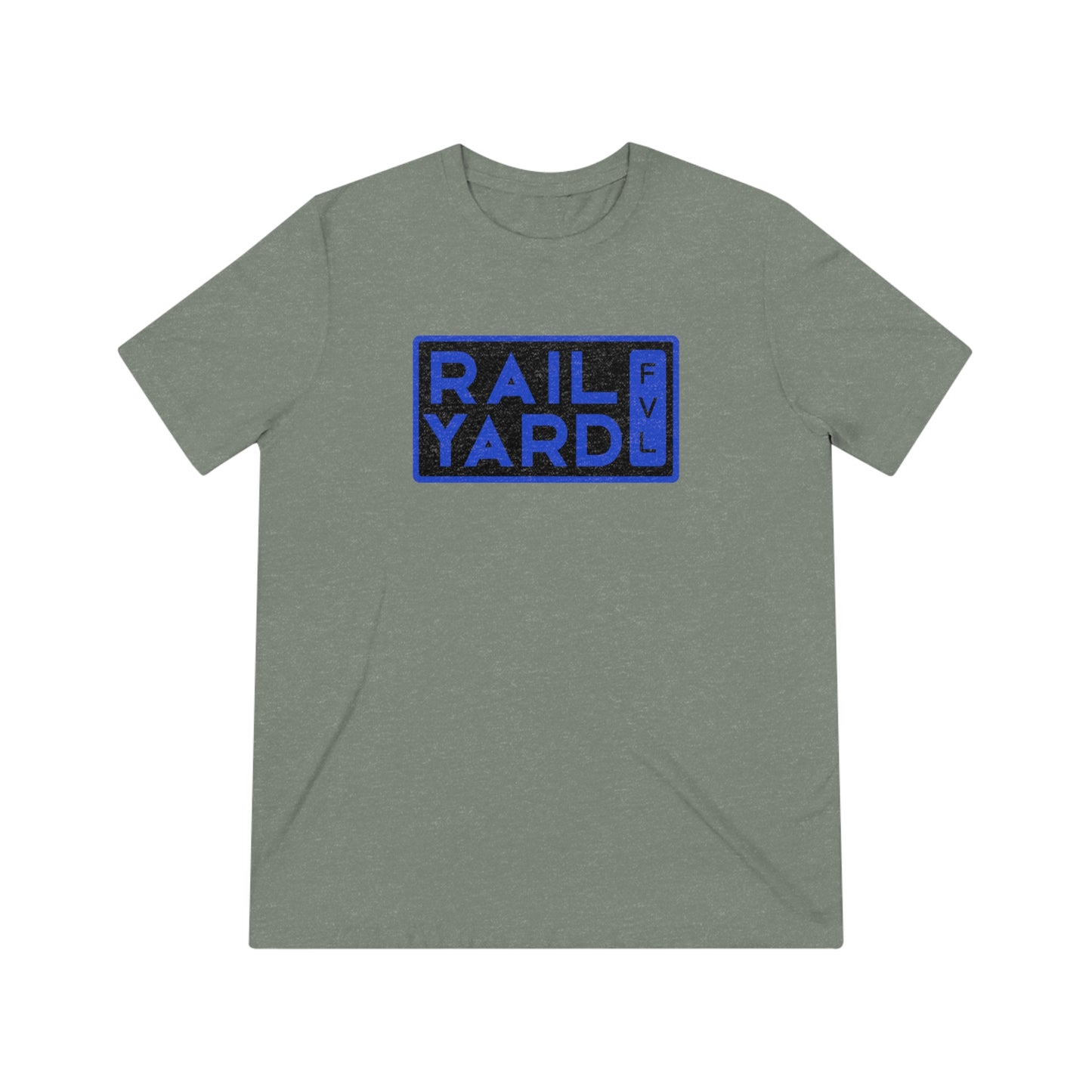 Railyard FVL - Blue and Black Block Logo Graphic Tee (Unisex)