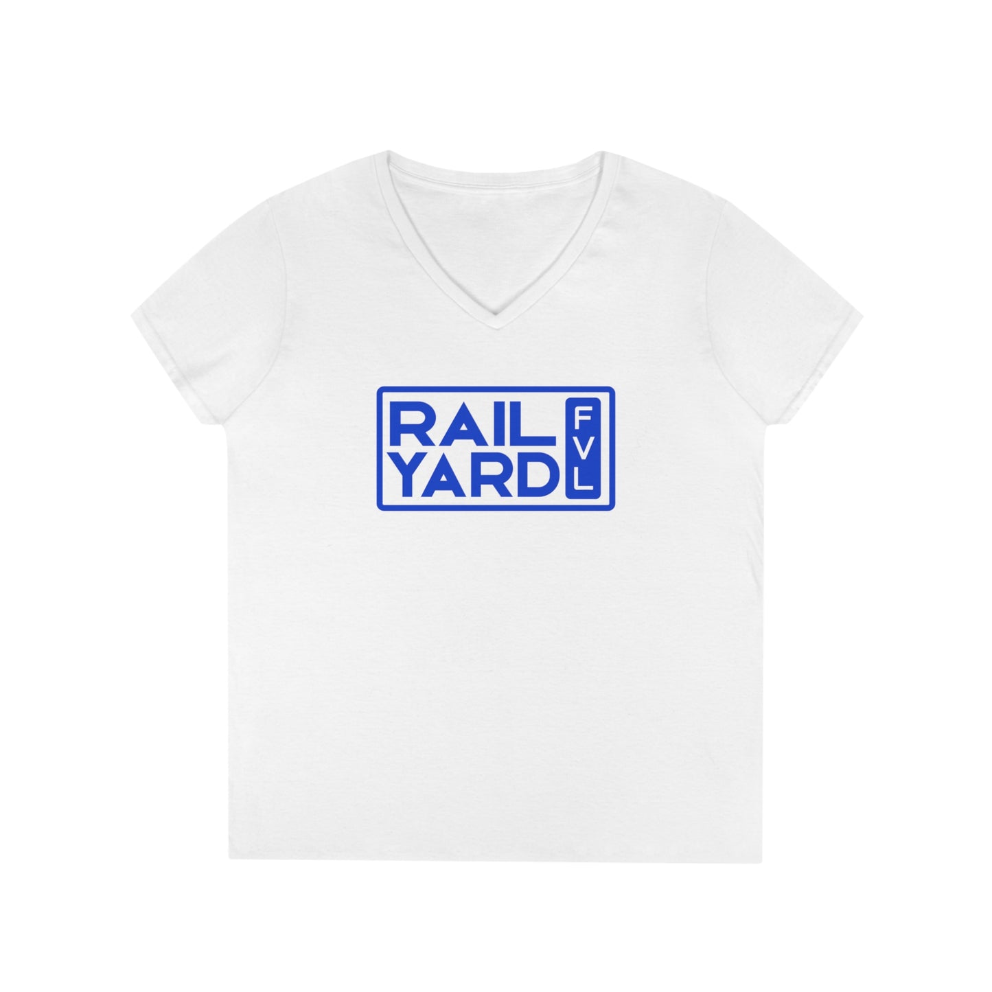 Railyard FVL - Ladies' V-Neck T-Shirt