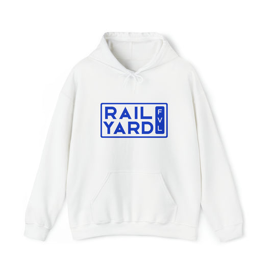 Railyard FVL - Blue Block Logo - Hooded Sweatshirt
