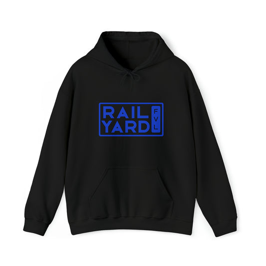 Railyard FVL - Blue Block Logo - Hooded Sweatshirt