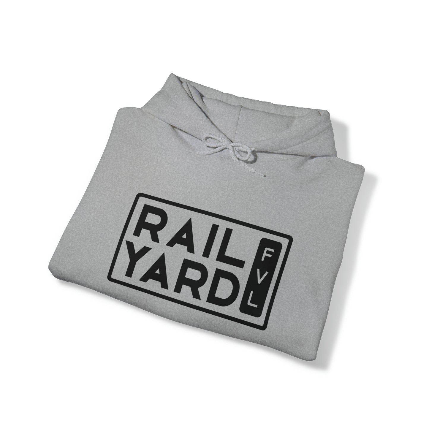Railyard FVL - Black Block Logo - Hooded Sweatshirt